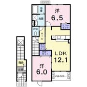 ゼファーAの間取り画像