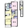 フラン Bの間取り画像