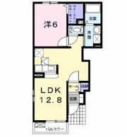ブラウニー ガーデンⅡ Aの間取り画像