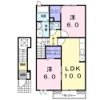 ヴィラ コスモスの間取り画像