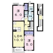 ボヌールⅠの間取り画像