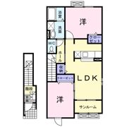 ラフィネSの間取り画像