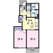 イーストカーサBの間取り画像