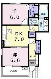 グランデKⅡ Aの間取り画像