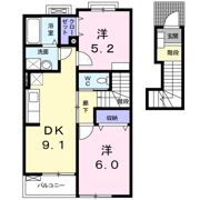 プラシード βの間取り画像