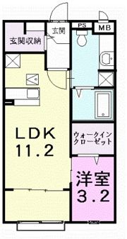ハートベイルCの間取り画像
