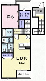ユーイリーデの間取り画像
