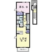 ウエスト．テールの間取り画像