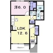 ハント・ポント Bの間取り画像