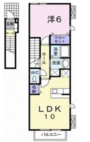 パラシオ・Kの間取り画像