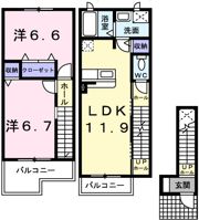 セレーノ・Aの間取り画像