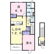 ヴィラパークヒル Aの間取り画像