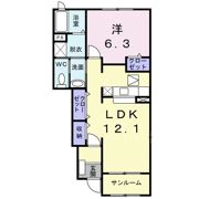 エスペランサⅡの間取り画像