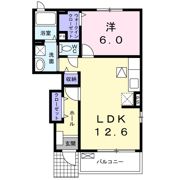 ターナリー伊倉Ⅲの間取り画像