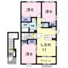 メープル城南の間取り画像
