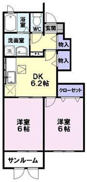 エアリー フィールドの間取り画像