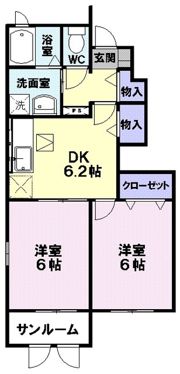 エアリー フィールドの間取り画像