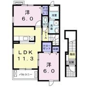 フォーチュンKの間取り画像