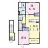 シエル黒瀬Ⅰの間取り画像