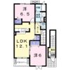 ハ－モニ－白ゆり Bの間取り画像