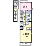 プラシード Kの間取り画像