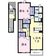 コモディダ Aの間取り画像