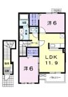 リヴァーサイド意宇Ⅴの間取り画像