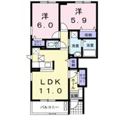 D－believeⅣAの間取り画像