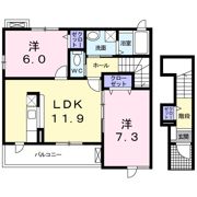 シャルムセゾンの間取り画像