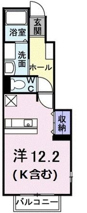 ノーブル 川内の間取り画像