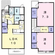 ジェミナイ22の間取り画像