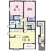 メルティー・アイⅡ Aの間取り画像