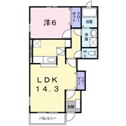 メルティー・アイⅡ Bの間取り画像