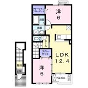 プラシードAの間取り画像
