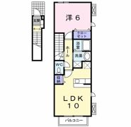 ロブソワール Bの間取り画像