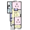 オアシス イーストの間取り画像