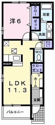 ジラソーレの間取り画像