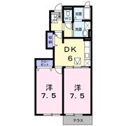ヴィラプルメリアの間取り画像