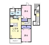 ソレイユⅥの間取り画像