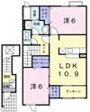 ラック ヴィラⅡ Aの間取り画像