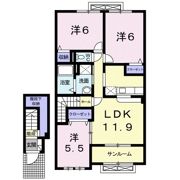 フォルテⅠ（forte）の間取り画像