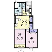 リヴァンスCの間取り画像