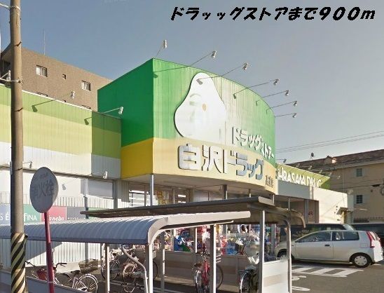 近くのドラッグストアまで900m（徒歩12分）