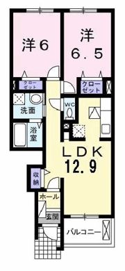 アベニール Cの間取り画像