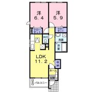 ウエストフィール伍号館の間取り画像