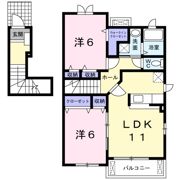 カーサ セレーノBの間取り画像
