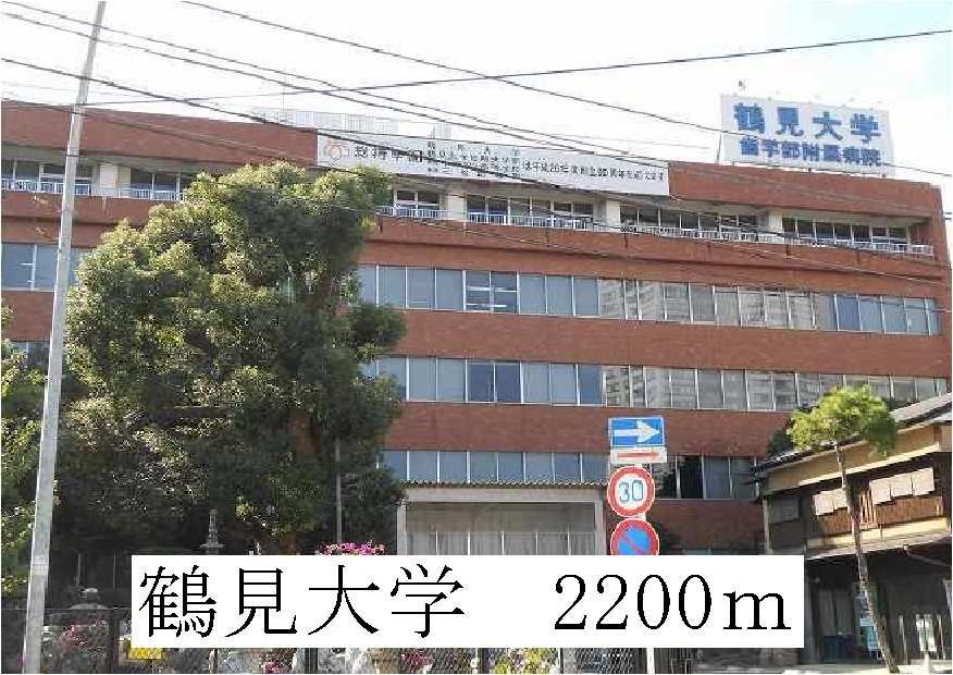 近くの鶴見大学まで2,200m(徒歩28分)