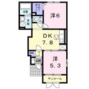 グランディールの間取り画像