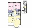 メゾン シャルマンB棟の間取り画像