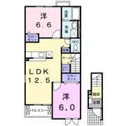 ファスタージュ Ⅱの間取り画像